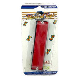 Harmonica 16 Hole Musical Toys Musical Instrument for Kids Vtg Collectible Toy